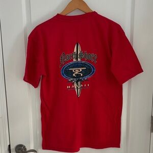 Oahu Banzai Pipeline Red North Shore Hawaii T-Shirt
Size large